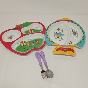 plates spoon & fork for babies